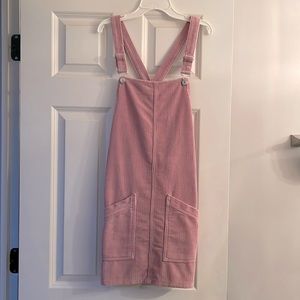 Topshop corduroy Dress. Blush. Size 8. EUC.